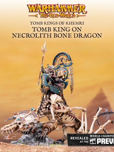 WS - OLW - TKK: TOMB KING ON NECROLITH BONE DRAGON