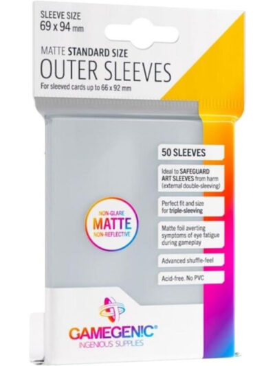 Gamegenic Sleeves: OUTER SLEEVES: 69X94mm