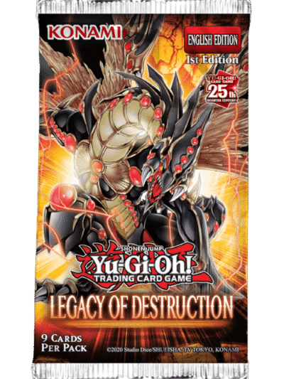 YGO - Yu-Gi-Oh! TCG "Legacy of Destruction" Sleeved Booster - ENG