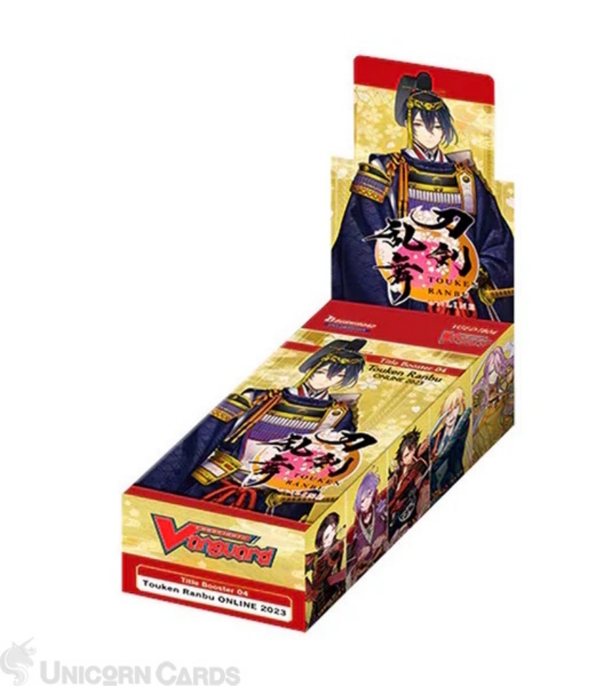 CFV - Cardfight Vanguard - Touken Ranbu Online 2023 -Title Booster Dislplay