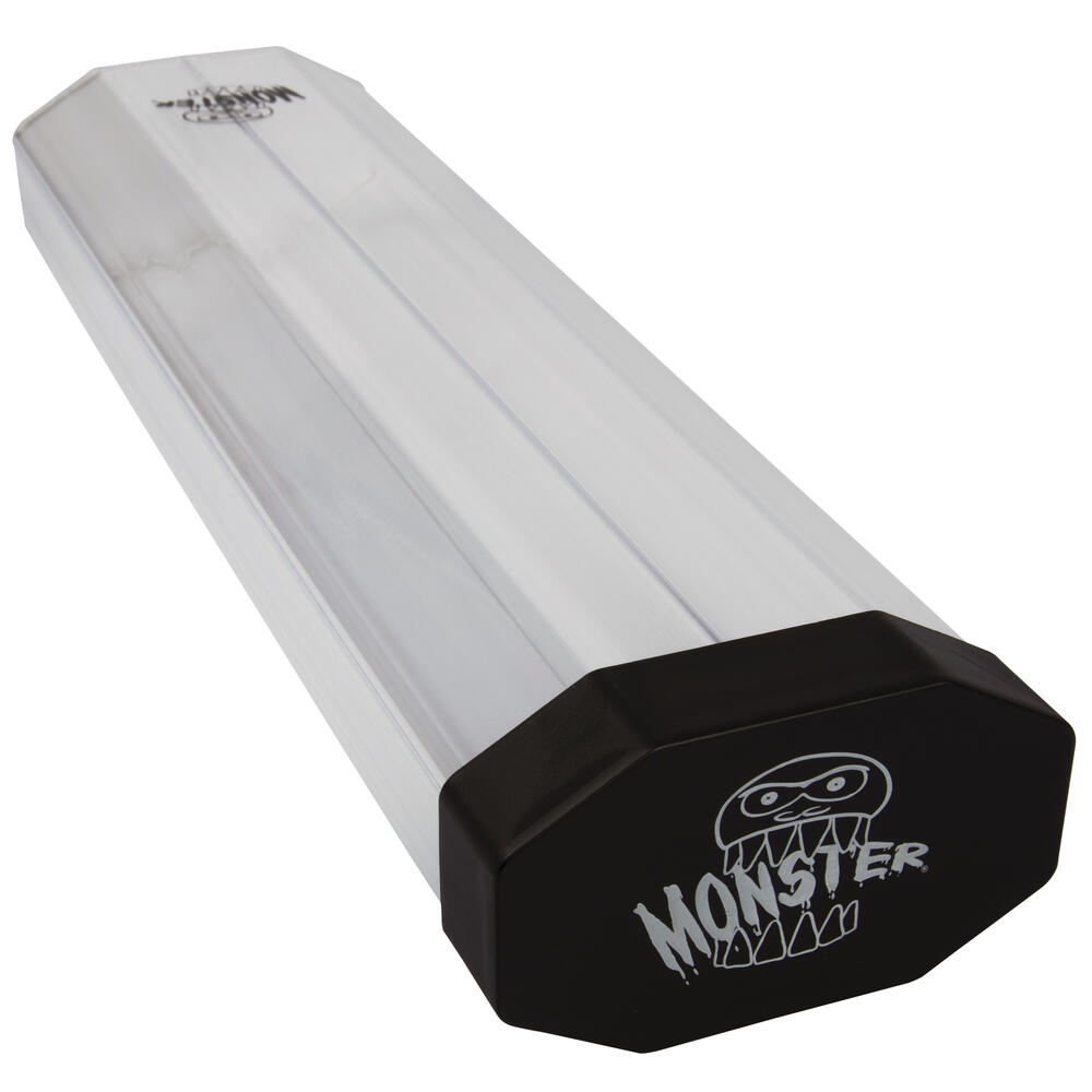 Monster Protectors - Dual Playmat Tube - Clear with Black Cap