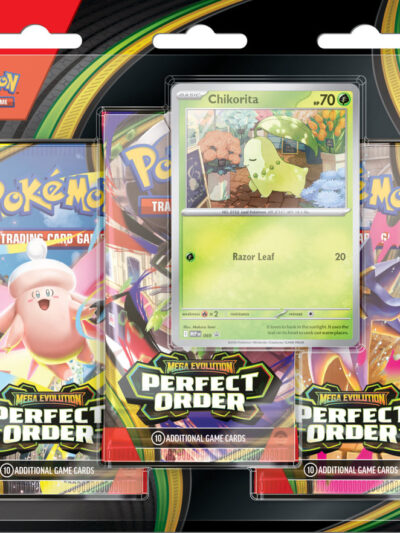 Pokémon TCG: Mega Evolution 3 - "Perfect Order" 3-Booster Blister Master Case 24ct. - ENGLISH