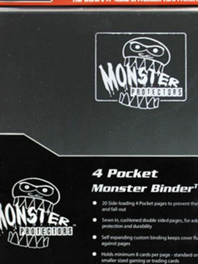 Monster Protectors - 4-Pocket Binder - Matte Black