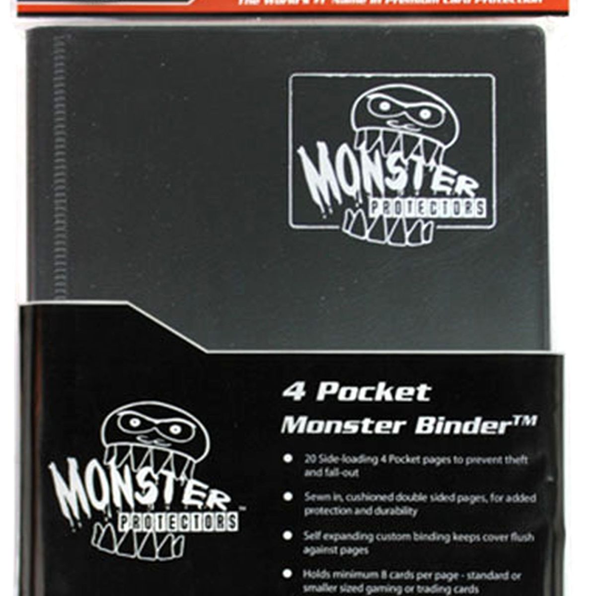 Monster Protectors - 4-Pocket Binder - Matte Black