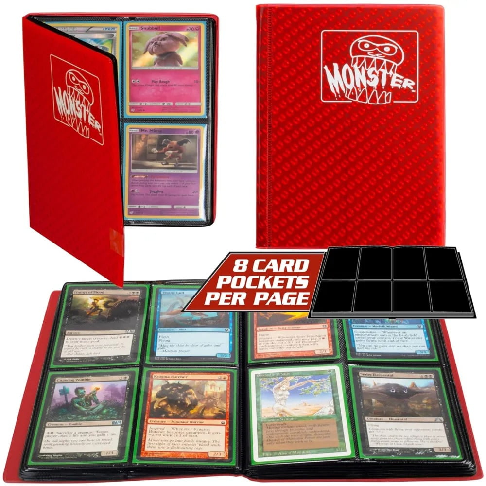 Monster Protectors - 4-Pocket Binder - Holofoil Red
