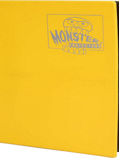 Monster 4-Pocket Binder - Matte Yellow