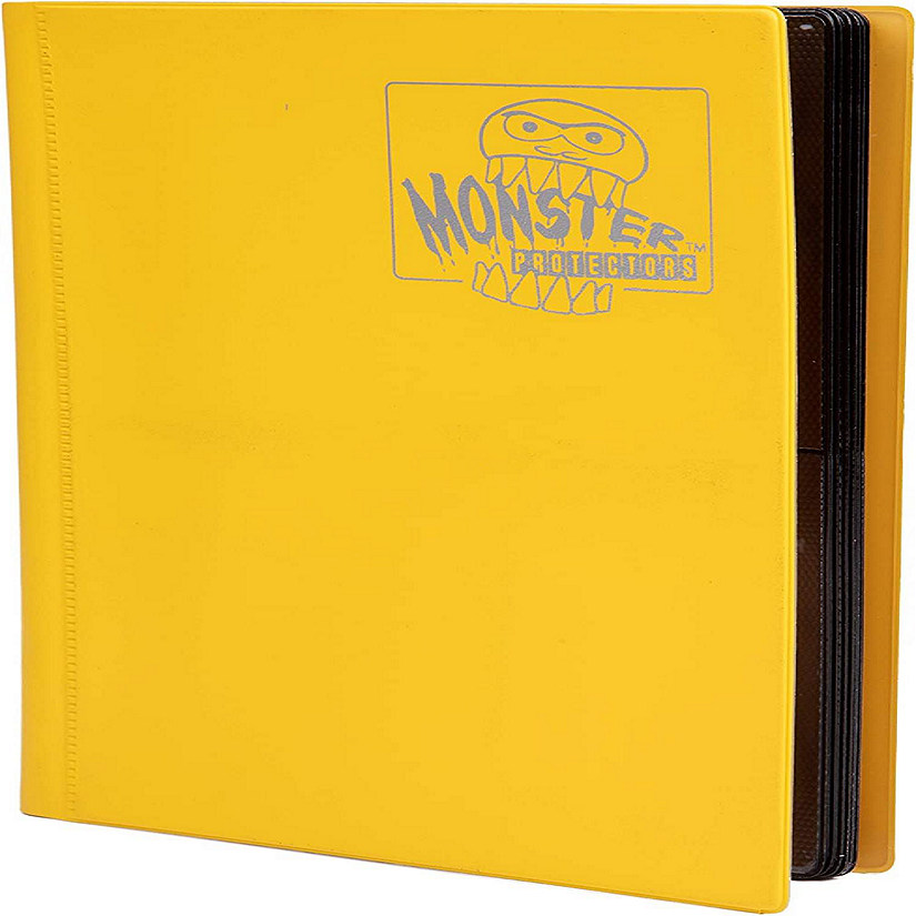 Monster 4-Pocket Binder - Matte Yellow