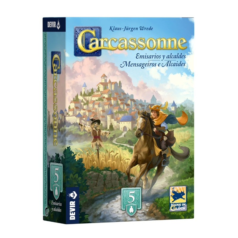 Carcassonne Exp. 5 - Emisarios y Alcaldes - Spanish / Portuguese