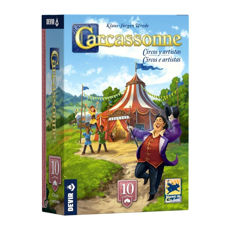 Carcassonne Exp. 10 - Circos y Artistas - Spanish / Portuguese