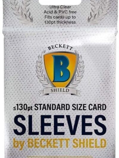 BK - Beckett Shield Sleeves: Thick Card Sleeves (100ct)
