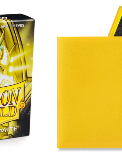 Dragon Shield: Japanese Sleeves Matte - Yellow 60ct