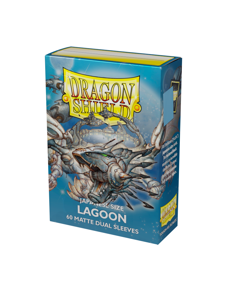 Dragon Shield Sleeves: Japanese DUAL Matte Lagoon 'Saras' (60 ct.)