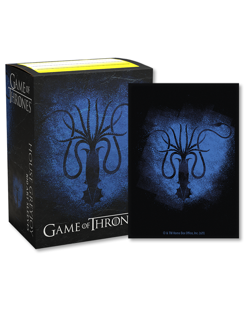 Dragon Shield Sleeves: Standard Brushed Game of Thrones 'House Greyjoy' (100ct)