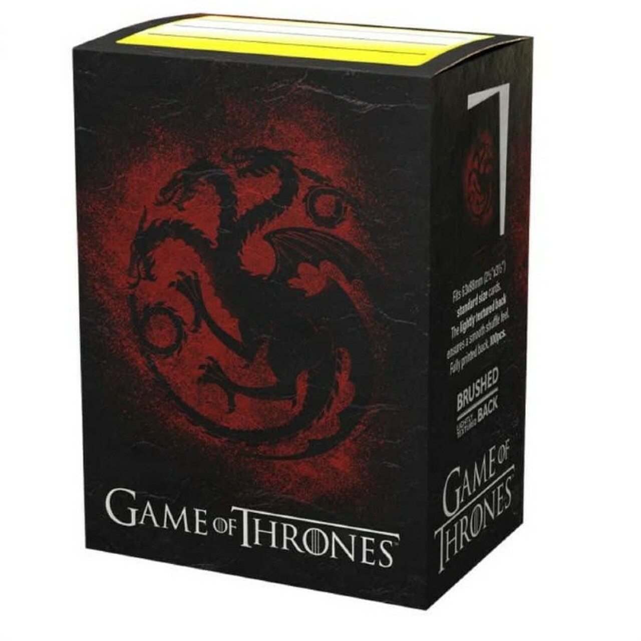 Dragon Shield Sleeves: Standard Brushed Game of Thrones 'House Targaryen (100ct)