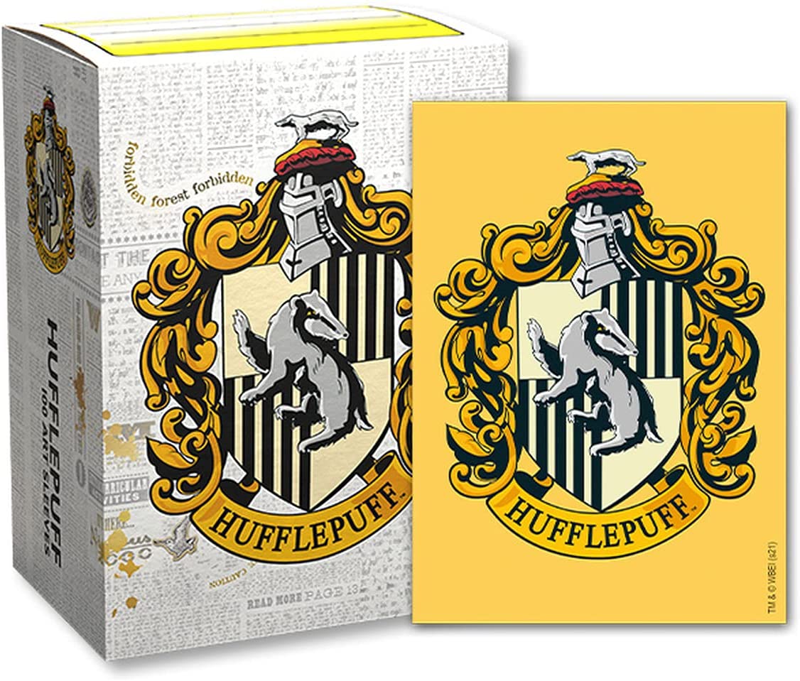 Dragon Shield Sleeves: Standard- Brushed Wizarding World 'Hufflepuff' (100 ct.)