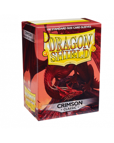 Dragon Shield Standard Sleeves Classic - Crimson 100ct
