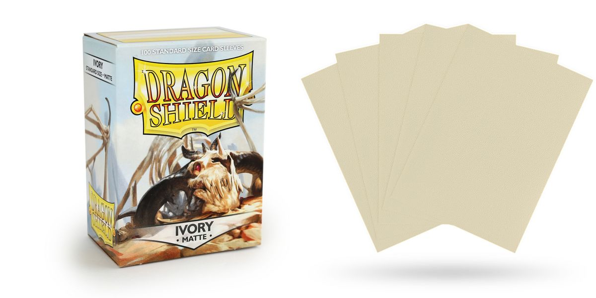 Dragon Shield Standard Sleeves Matte - Ivory 100ct