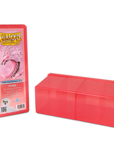 DS - Dragon Shield Four Compartment Box - Pink