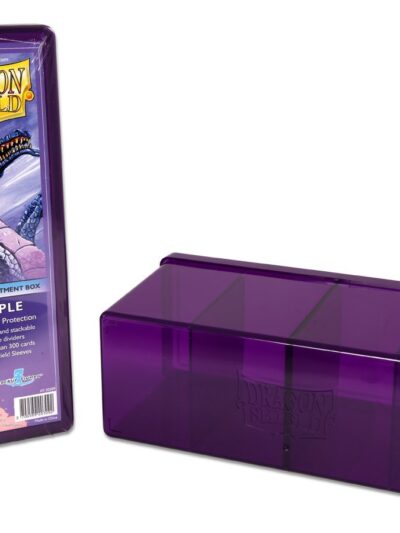 DS - Dragon Shield Four Compartment Box - Purple