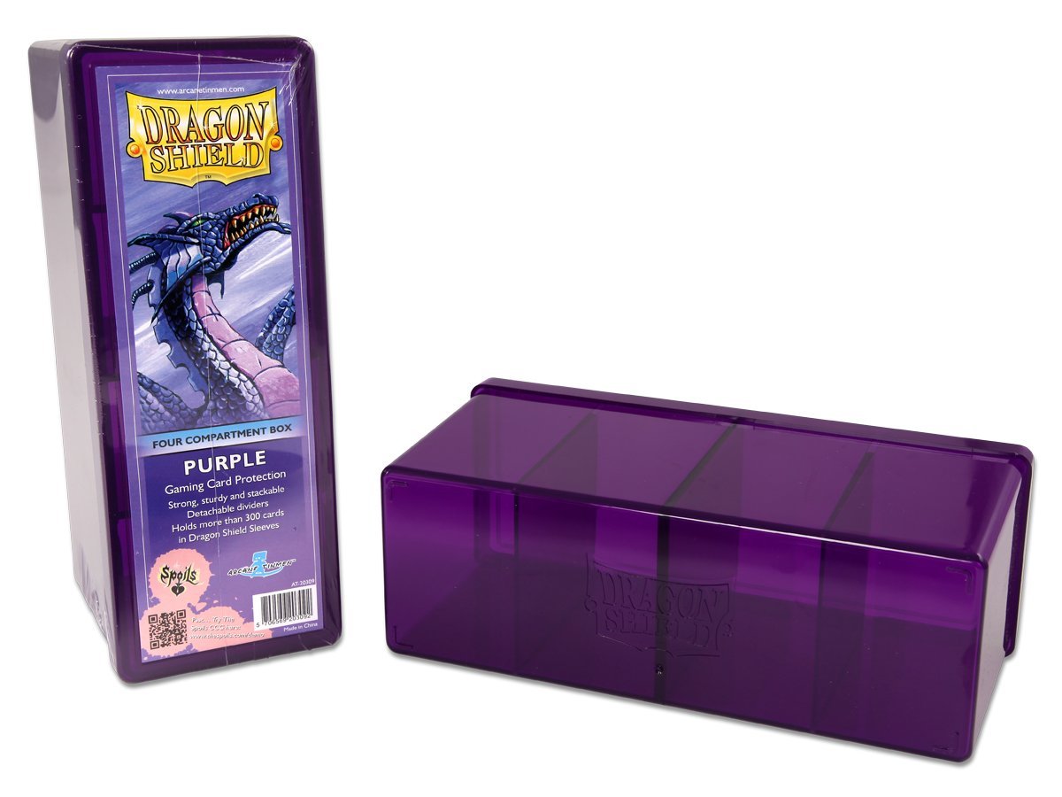DS - Dragon Shield Four Compartment Box - Purple