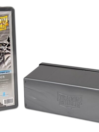 DS - Dragon Shield Four Compartment Box - Silver