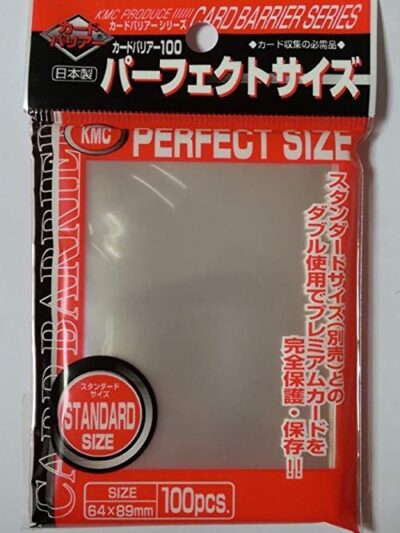 KMC - Card Sleeves: Perfect Size - Perfect Clear - Top Load